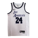 Баскетбольная джерси Kobe Bryant 24 White Black