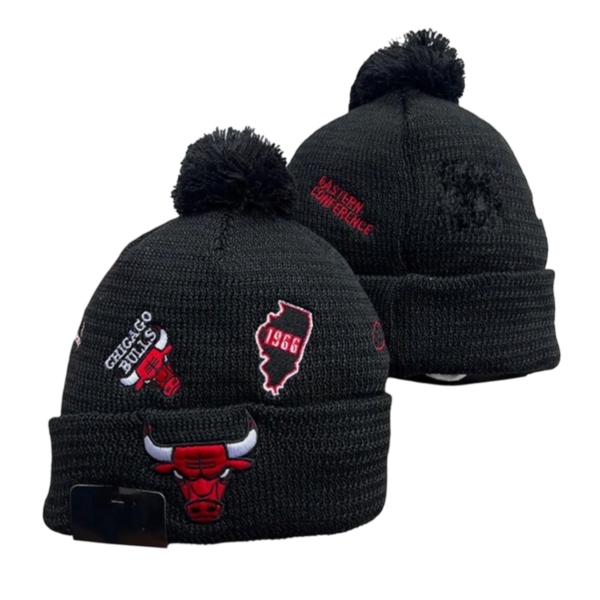 Баскетбольная шапка New Era Chicago Bulls NBA Black