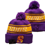 Баскетбольная шапка New Era Phoenix Suns Draft Edition Pom Knit NBA Beanie
