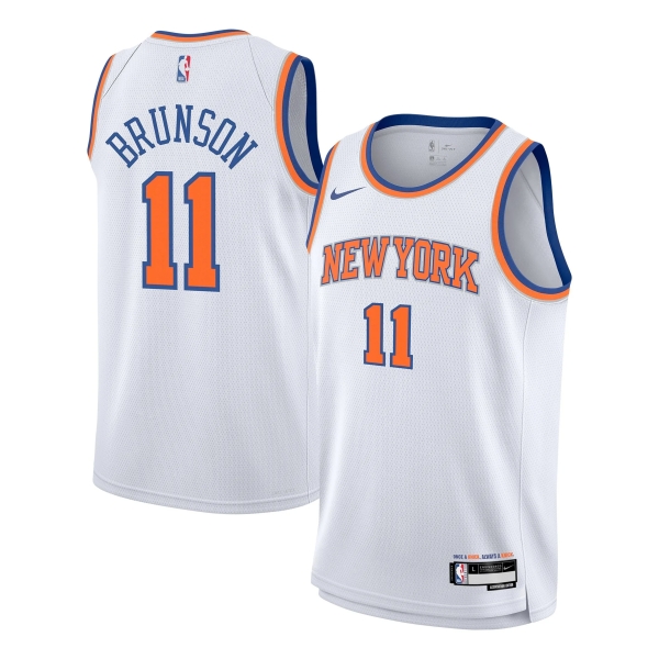 New York Knicks Jalen Brunson Nike White