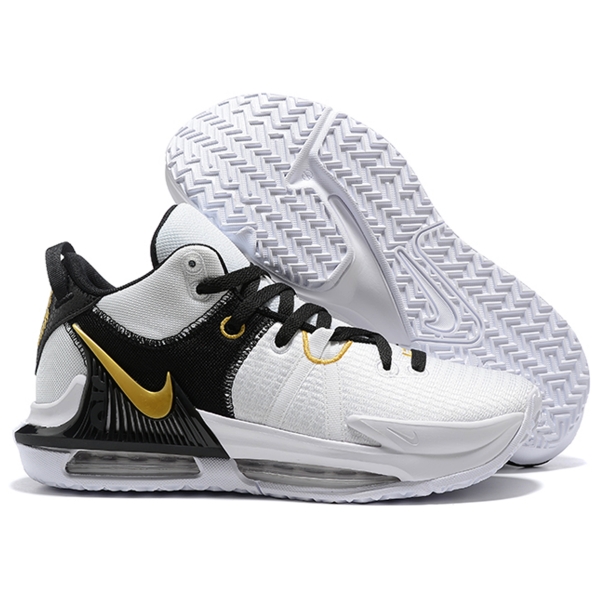Nike Lebron Witness 7 White Black Gold