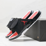 СЛАНЦЫ NIKE JORDAN HYDRO IV RETRO черно-красный-купить-в-time2win.ru